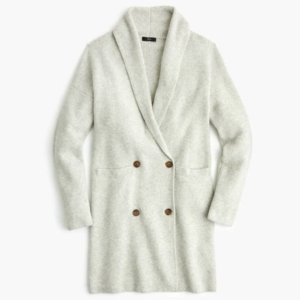 J. Crew Double Breasted Cardigan Jacket